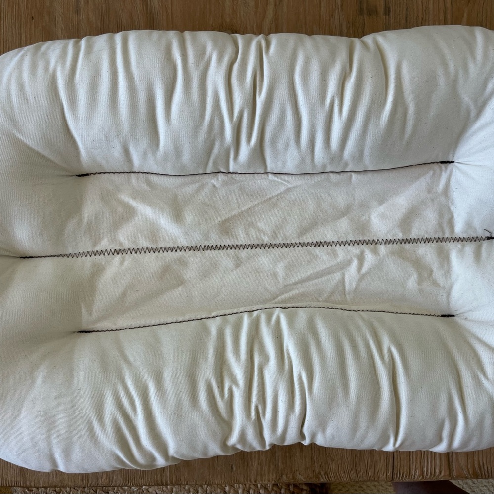 SnuggleMe Organic Infant Lounger in Natural